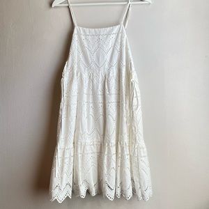 Pretty Flowy White Dress